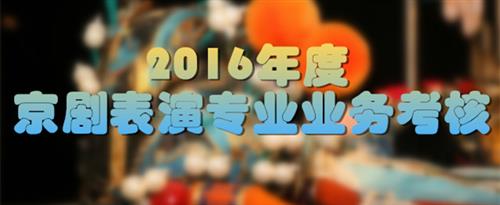 嗯嗯嗯嗯h视频国家京剧院2016年度京剧表演专业业务考...